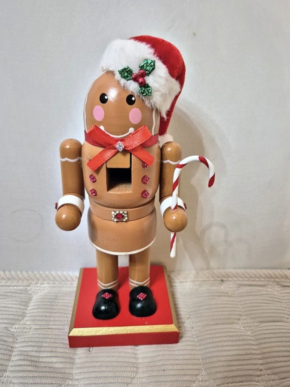 Christmas Gingerbread Nutcracker Decor
